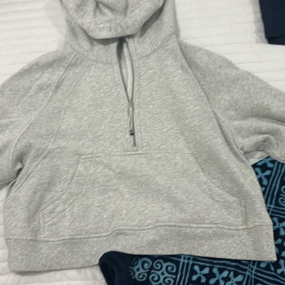 grey quarter zip scuba! lululemon